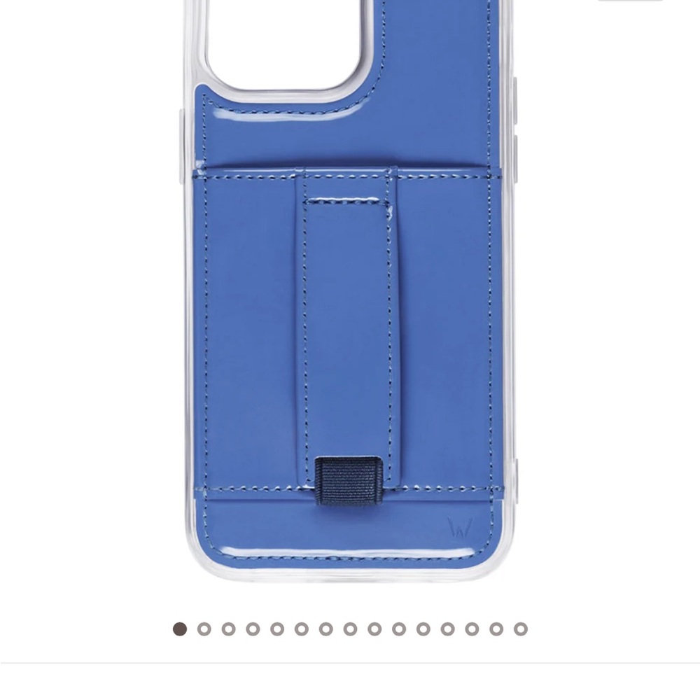 Walli iPhone 13/14 blue case